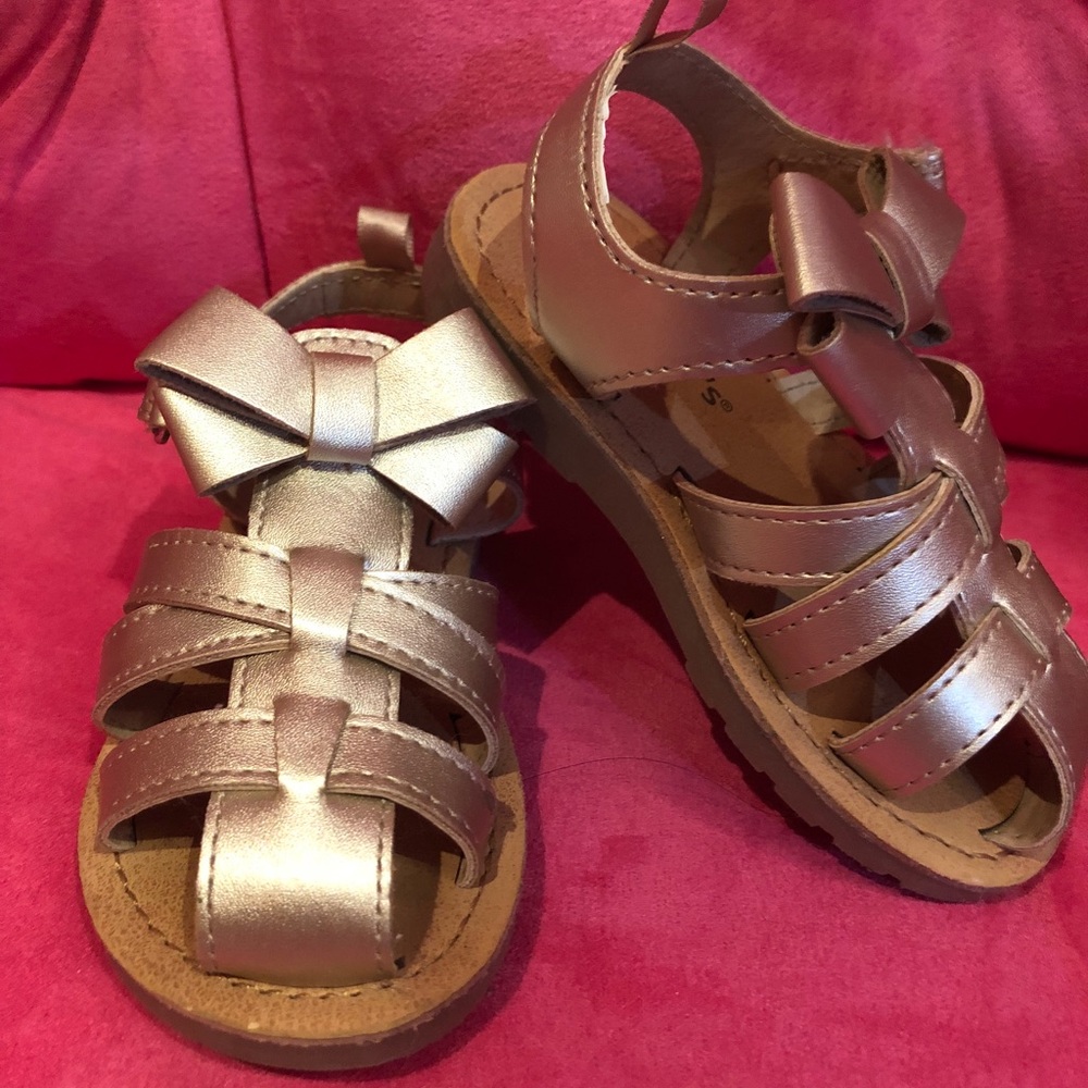 Gold sandals